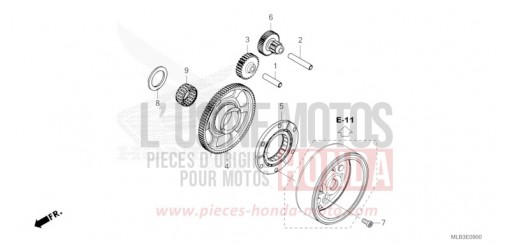 EMBRAYAGE DE DEMARRAGE CB750AP de 2024